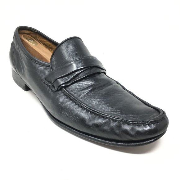 Allen Edmonds Begamo Loafers Shoes Size 13 Black - Picture 1 of 9